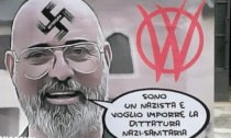 Attacco No vax a Bonaccini: volto del presidente raffigurato con una svastica in fronte