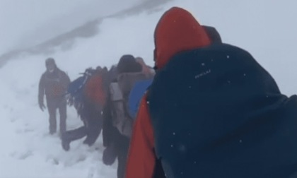 Passo dello Strofinatoio: soccorsi scout colti da una tempesta di neve