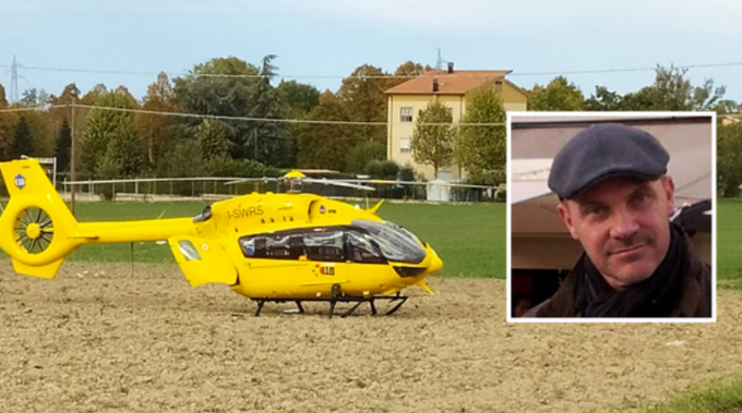 Cortile di Carpi, scontro con un furgone: muore centauro 60enne