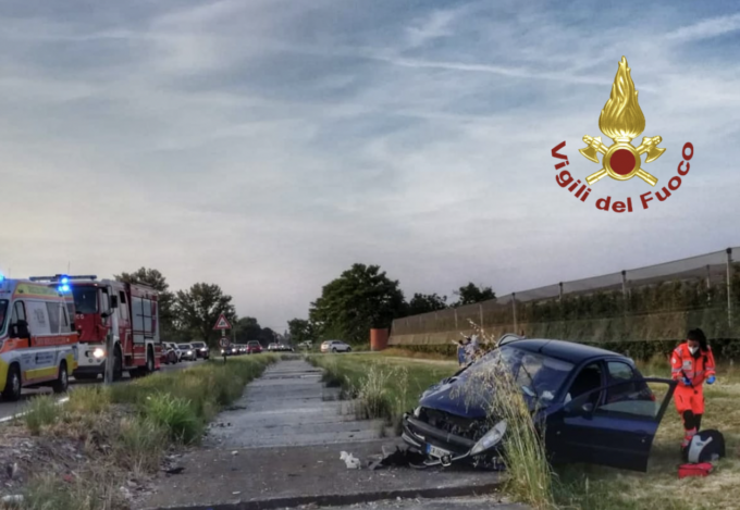 Scontro frontale a Ravarino: 3 i feriti