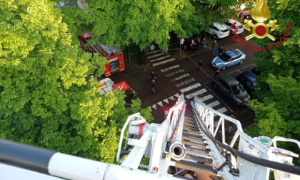 Incendio, rotoballe in fiamme nella notte in zona Collegarola