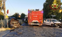 San Vito di Spilamberto, scontro frontale tra due auto: 4 feriti