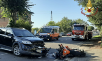 Vignola, scontro tra auto e moto: ferito il motociclista