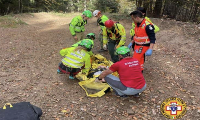 Sestola, 16enne cade sulla pista di downhill: l’intervento del Saer