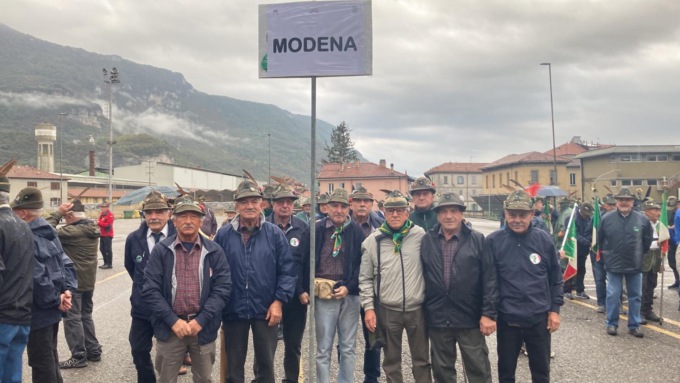 Gli Alpini di Modena al Raduno del Secondo Raggruppamento