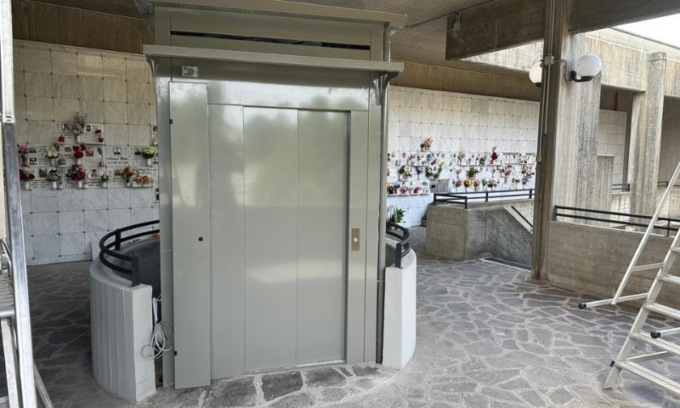 Sassuolo, attivo il nuovo ascensore al Cimitero Nuovo Urbano