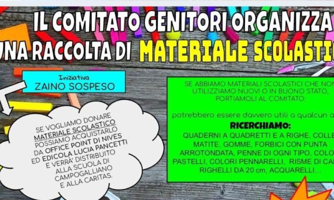 A Campogalliano arriva lo “zaino sospeso”