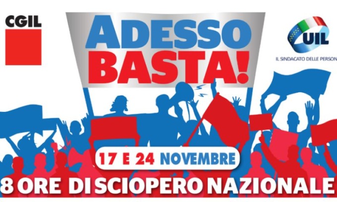 Sciopero generale: partecipazione in Piazza Grande