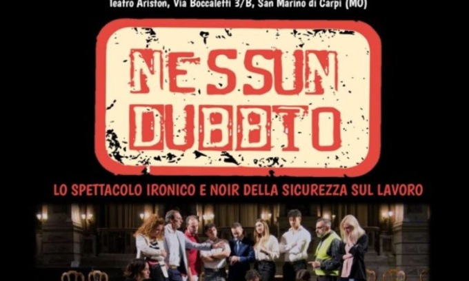Uno spettacolo teatrale per sensibilizzare sul dramma degli infortuni sul lavoro