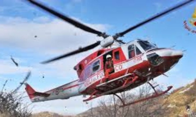 Modena celebra i 70 anni dell’uso dell’elicottero di soccorso dei Vigili del fuoco