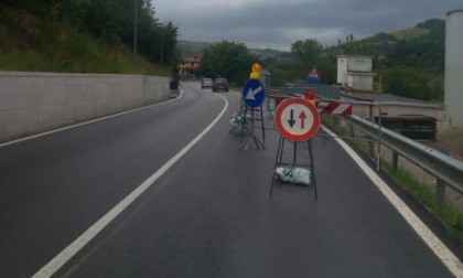 Senso unico su strada provinciale 4 a Casona