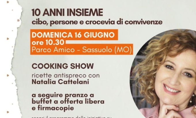 Per i dieci anni dell’Associazione Il Melograno arriva la food blogger Natalia Cattelani