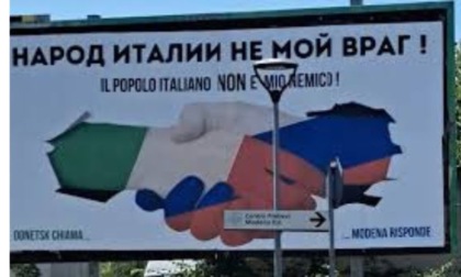 Affissi nuovi manifesti pro Putin in città