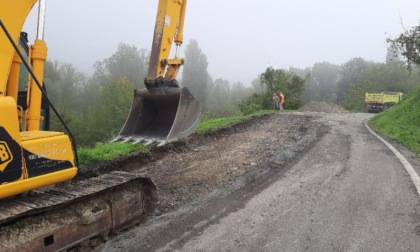 Lavori lungo la strada provinciale 23