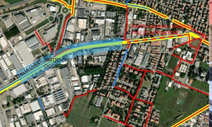 Finanziato un nuovo tratto ciclabile in via Emilia Ovest