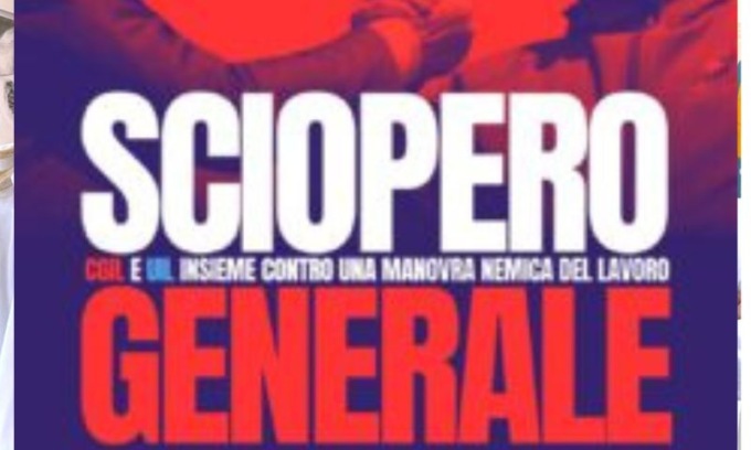 CGIL e UIL: l’adesione allo sciopero è intorno al 70 per cento