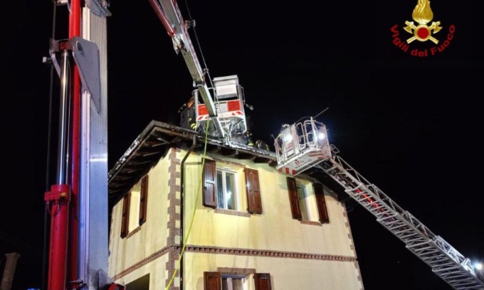 A fuoco un’abitazione a San Dalmazio