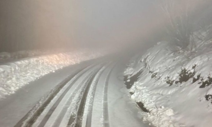 Il maltempo flagella il Frignano con il ritorno anche della neve
