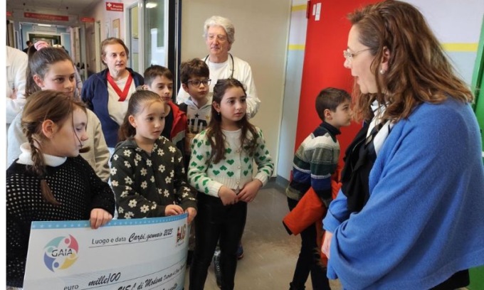 Mille euro per la Pediatria dell’Ospedale Ramazzini di Carpi