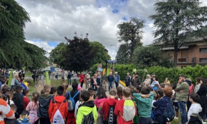 In via Nievo è sorto il Parco dei bambini