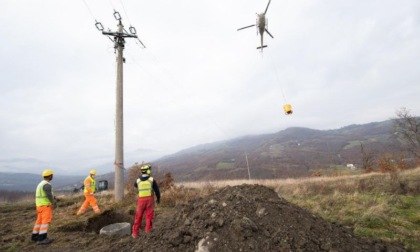 Importanti lavori di rinnovo della rete elettrica nel territorio di Gombola