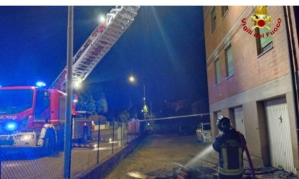 Incendio in un condominio