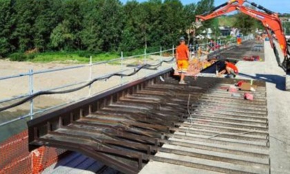 Sopralluogo cantiere ponte Veggia: i lavori procedono nei tempi