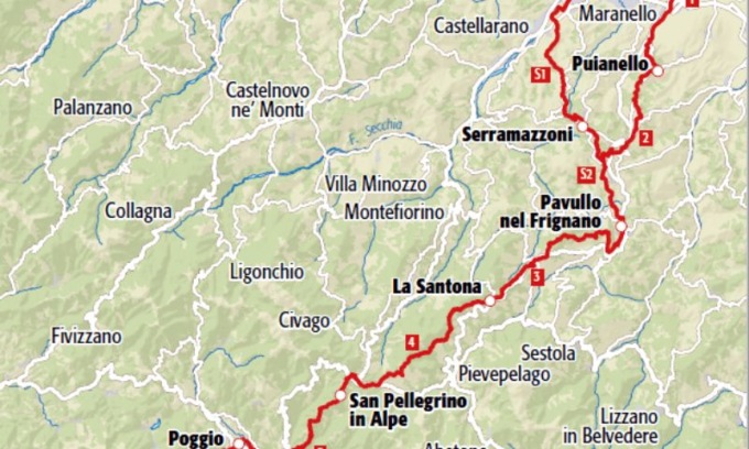 Via Vandelli riconosciuta come cammino di valenza interprovinciale