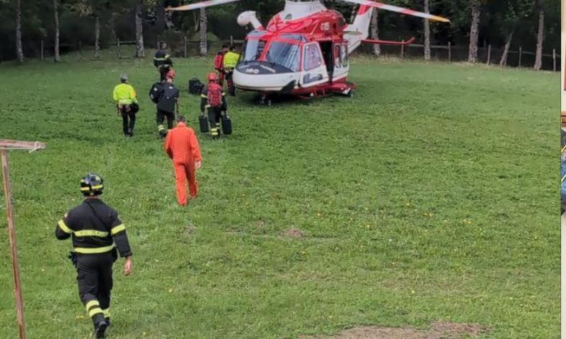Fungaiolo si perde nella zona del lago Baccio: soccorso dai Vigili del Fuoco