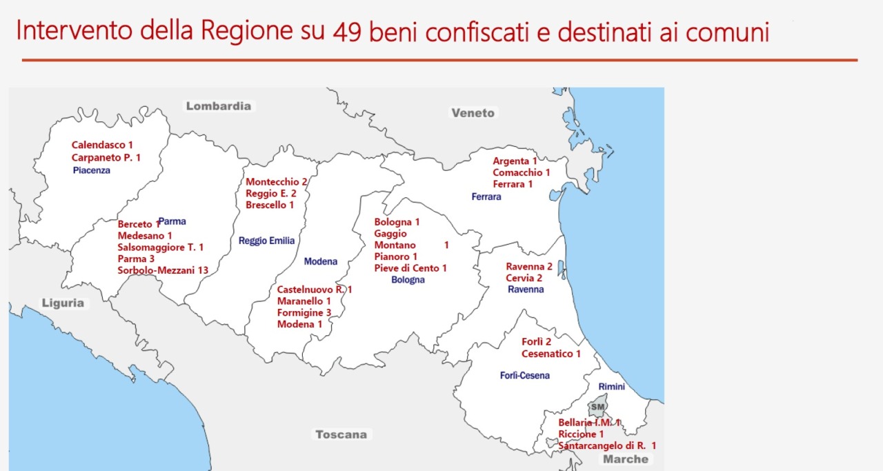 Mafia: nel modenese sei proposte di intervento su beni confiscati