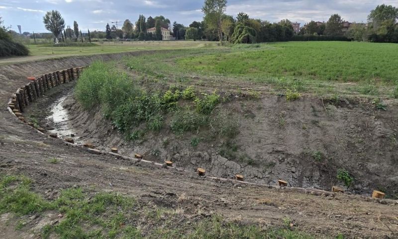 Conclusi i lavori al torrente Cerca