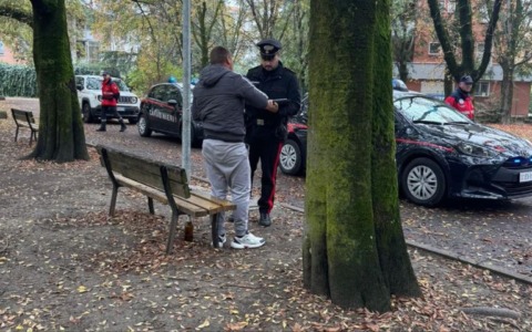 Controlli dei Carabinieri in alcuni parchi della città
