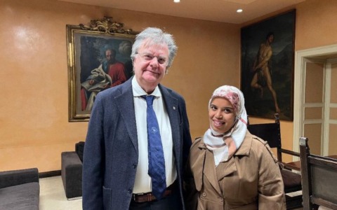 Una studentessa palestinese accolta da Unimore