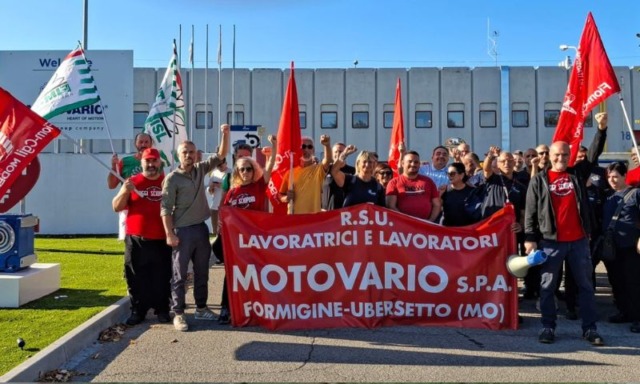 Nuovo sciopero alla Motovario per l’uso di occhiali