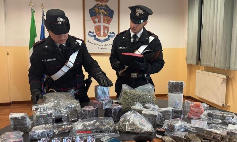 Maxi sequestro di sostanza stupefacente nell’abitazione di un carpigiano
