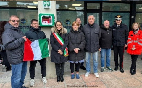 Un nuovo defibrillatore per la comunità di Formigine