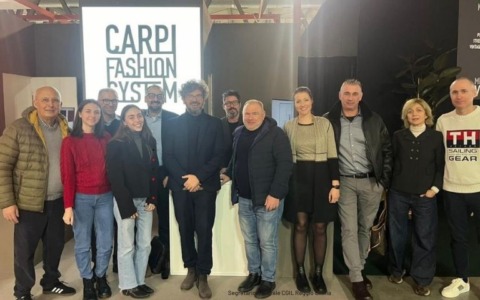 Carpi per la prima volta ad una Fiera come Distretto della moda