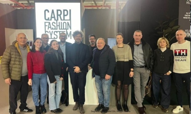Carpi per la prima volta ad una Fiera come Distretto della moda