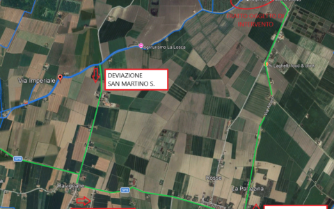 A Mirandola chiude via Imperiale
