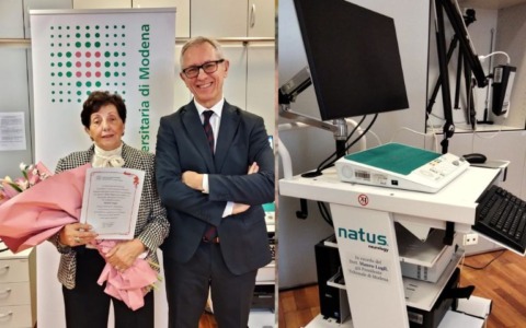 A Baggiovara un nuovo elettromiografo grazie alla generosità della famiglia del dottor Mauro Lugli