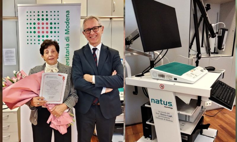 A Baggiovara un nuovo elettromiografo grazie alla generosità della famiglia del dottor Mauro Lugli