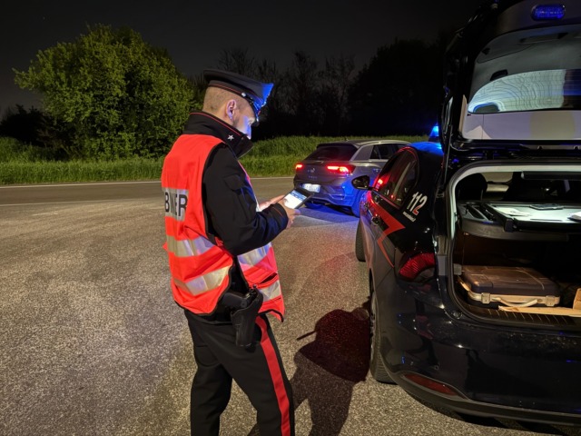 Controlli dei Carabinieri nel territorio di Soliera
