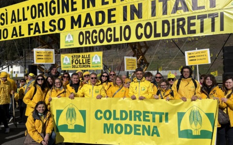 Duecento modenesi alla iniziativa di Coldiretti al Brennero