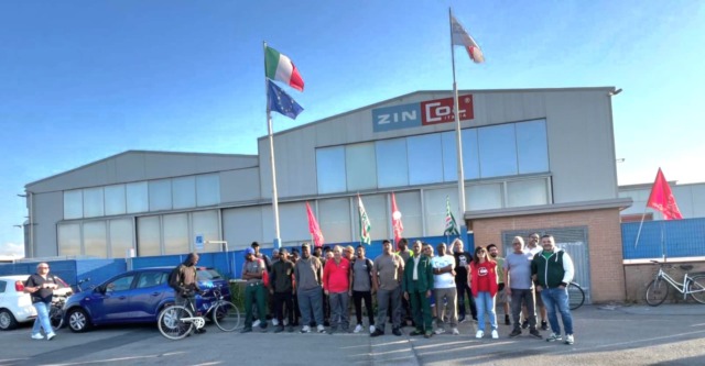Nuovo sciopero alla Zincol di San Felice