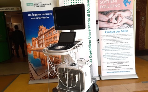 La Neonatologia del Policlinico di Modena guarda al futuro inaugurando un nuovo ecografo