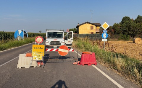 Chiude per 46 giorni il ponte al chilometro 4 +900 della Sp 10 a Finale Emilia
