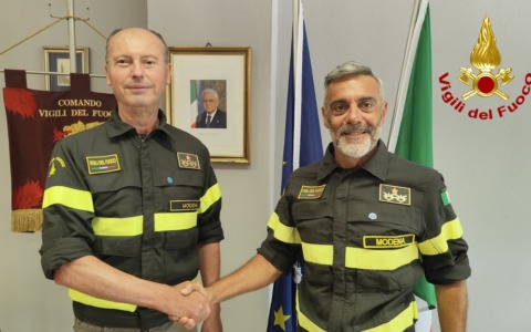 Vigili del Fuoco Modena: passaggio di consegne al vertice del Comando Provinciale