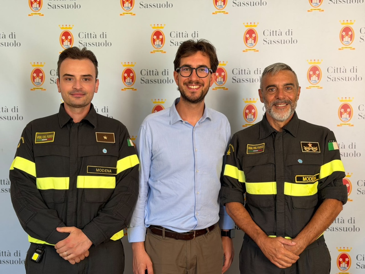 Il Sindaco incontra il nuovo Comandante dei Vigili del Fuoco Luca Verna