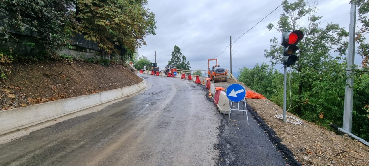 Riapre al transito il tratto di strada provinciale 21 in località San Dalmazio “Casa Taiate”