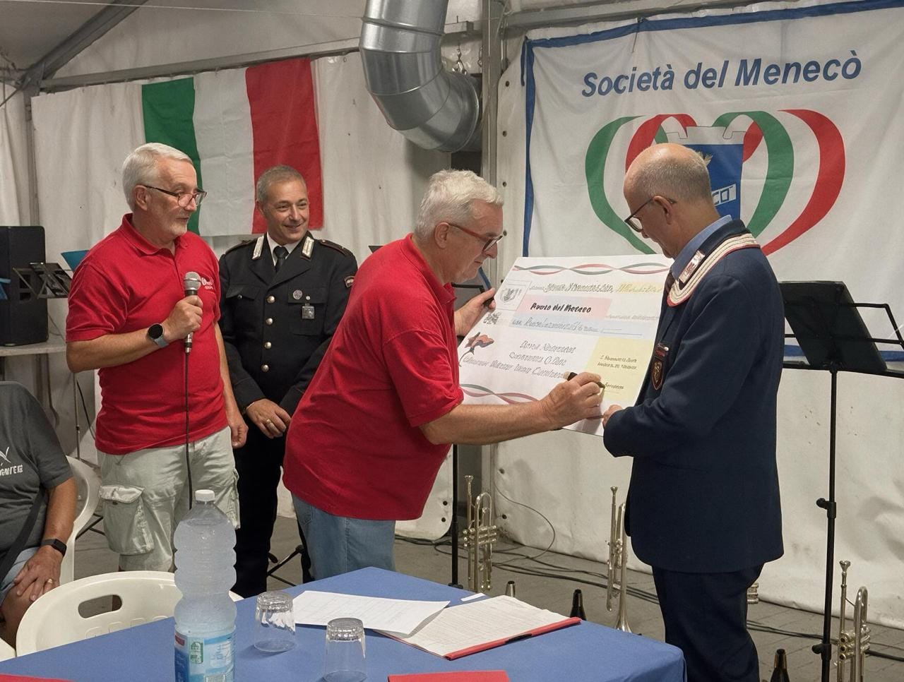 Una  cena per ringraziare l’attività dell’Arma nel territorio